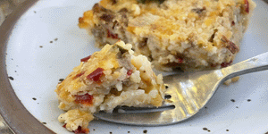 Sausage & Cheese Grits Casserole