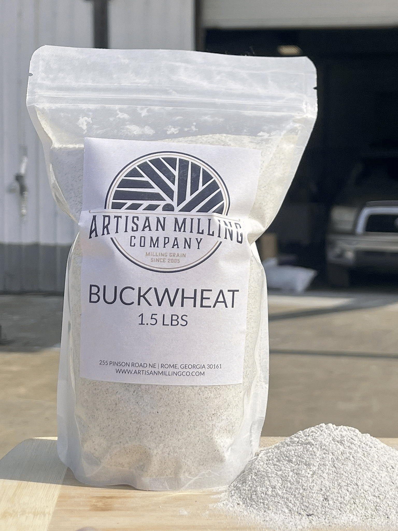 bag of Artisan Milling Company buckwheat flour