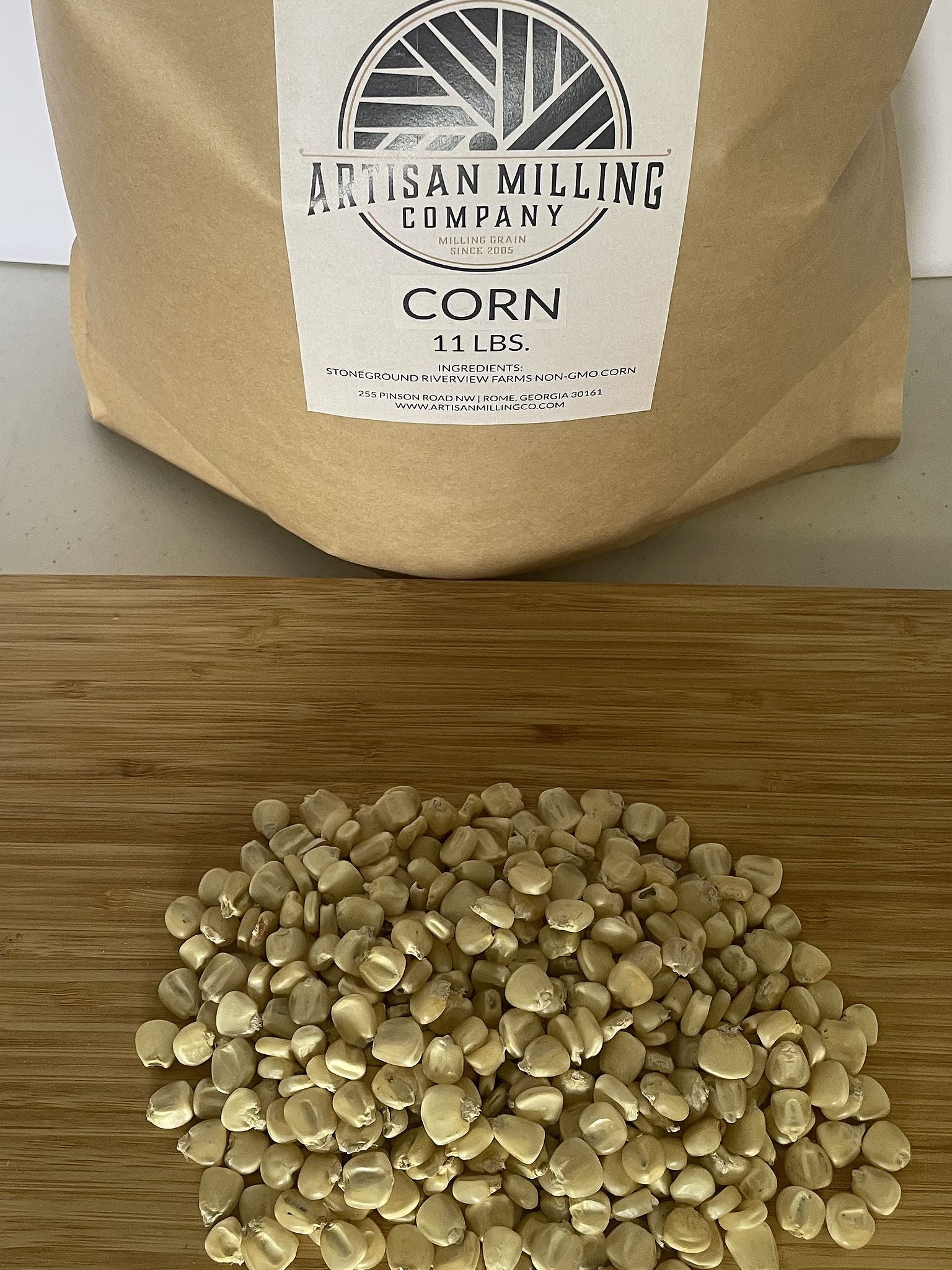 Organically Grown Hickory Cane Corn