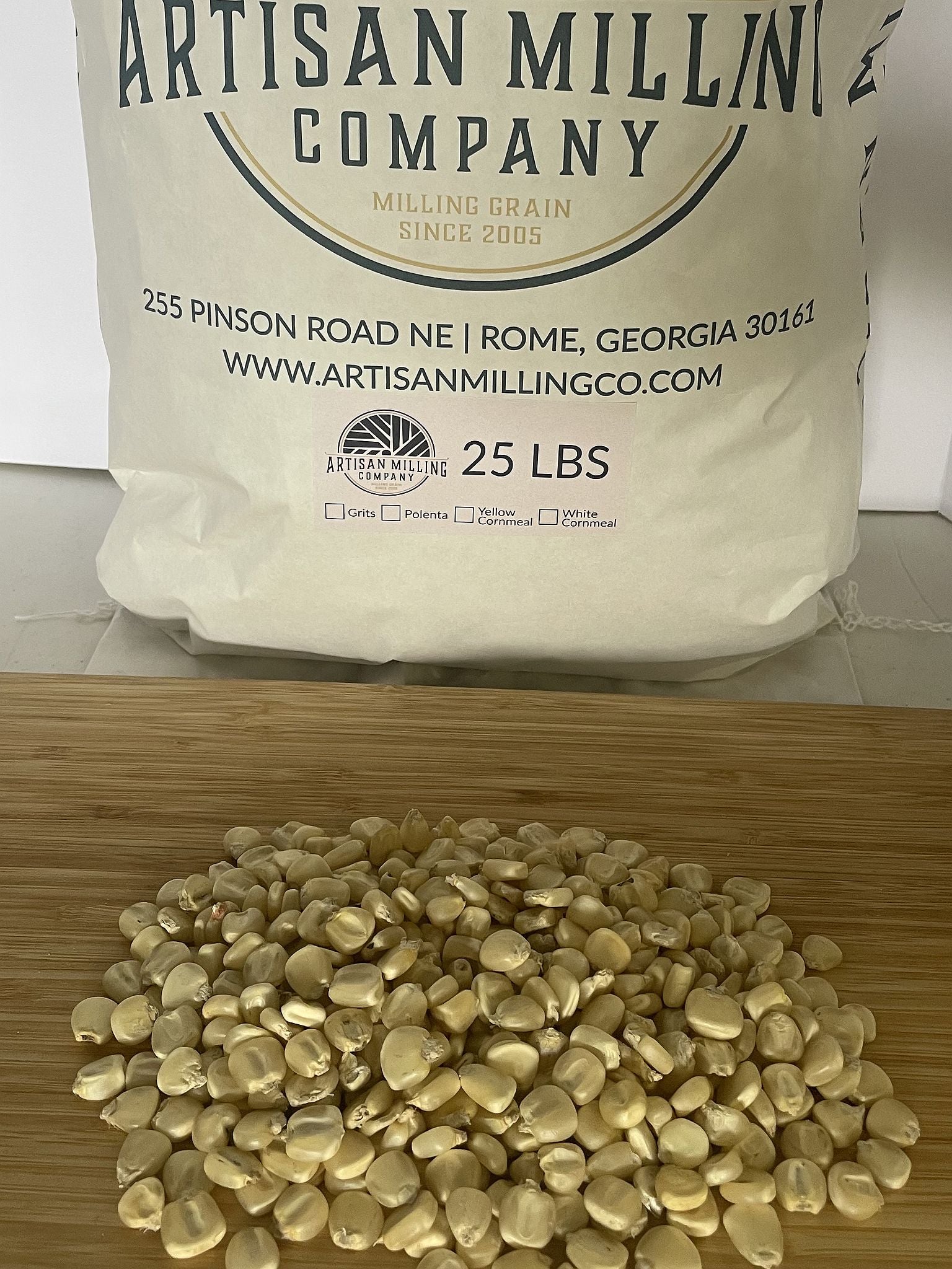 Organically Grown Hickory Cane Corn