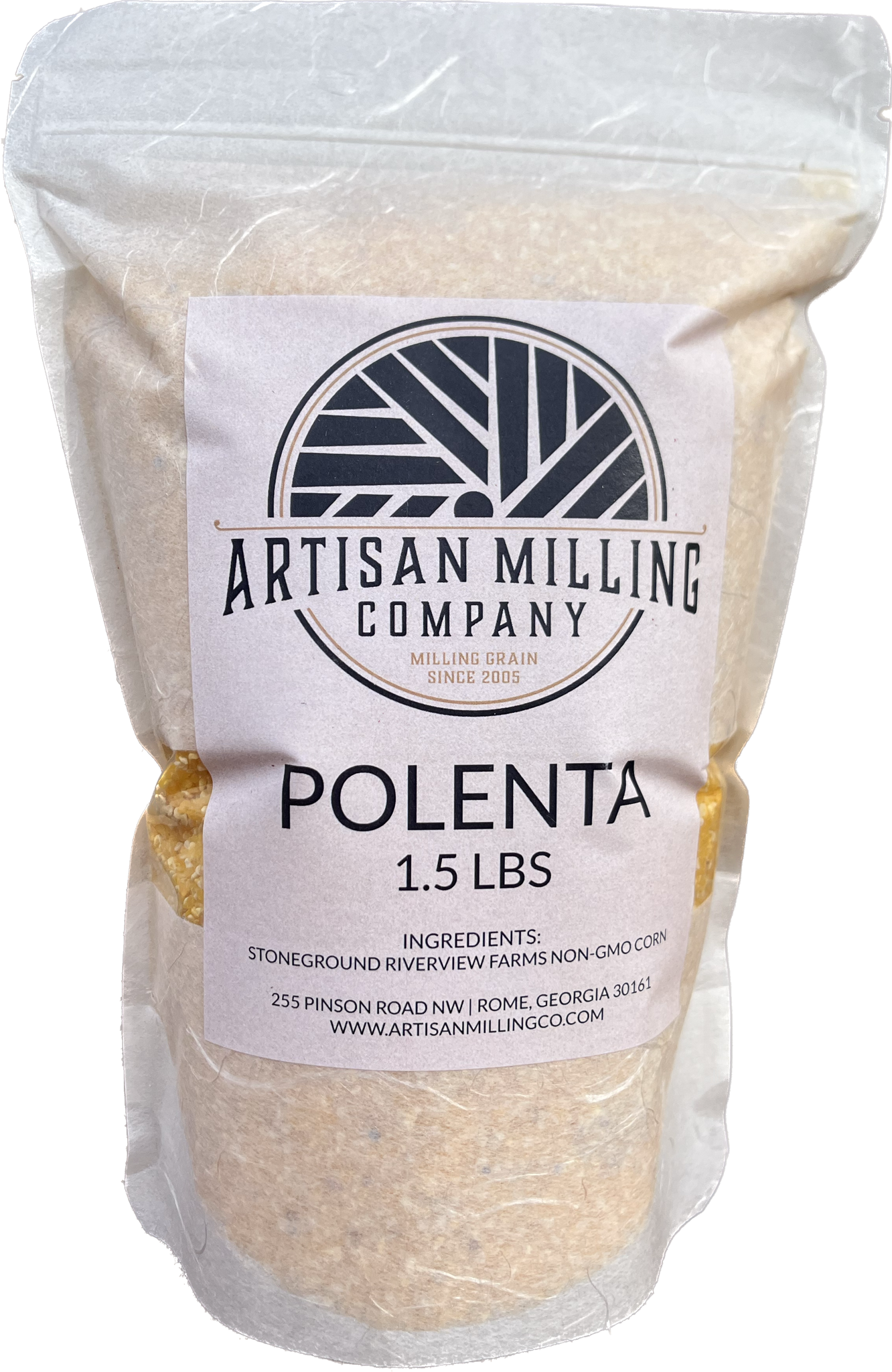 Bag of Artisan Milling Company polenta